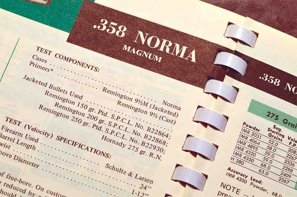 Data from older loading manuals, such as Lyman Reloading Handbook 45th Edition (1970), is very useful but should be approached with care.